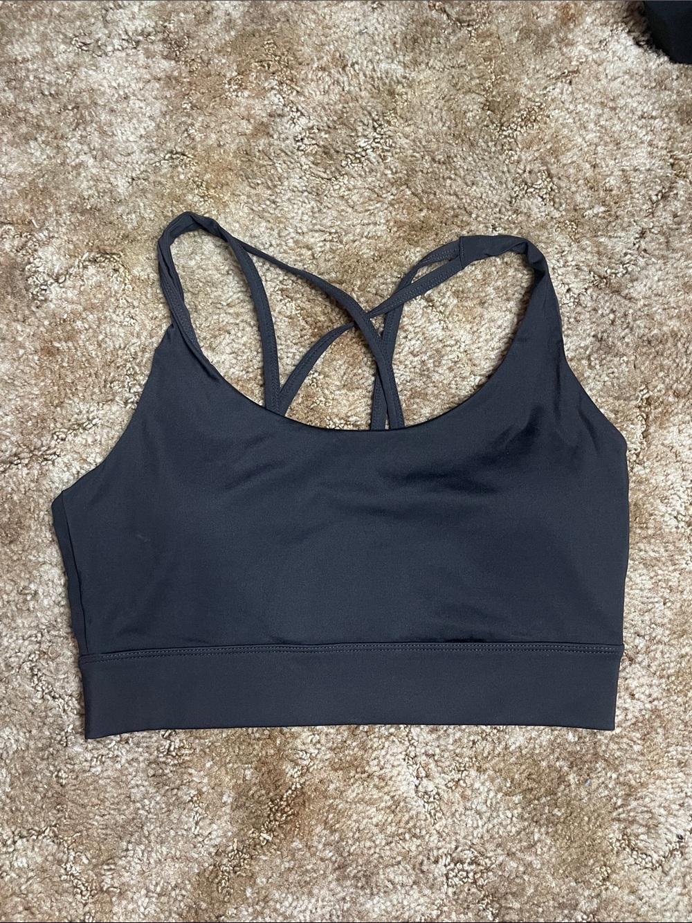 Balance Clothing Black Sports Bra Size Medium